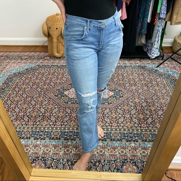 Agolde Denim - Agolde Isabel Slim Boyfriend Jeans in Dreamer